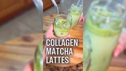 Healthy Collagen Matcha Lattes