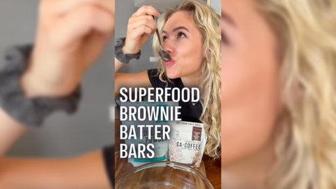 Superfood Brownie Batter Bars